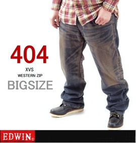 大きいサイズ メンズ EDWIN (エドウィン) 404XVSルーズストレート