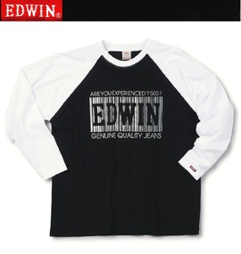 大きいサイズ メンズ EDWIN (エドウィン) ラグランTシャツ