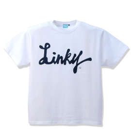 大きいサイズ メンズ LINKY (リンキー) Linky Logo 半袖Tシャツ