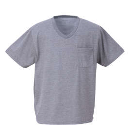 大きいサイズ メンズ 楽スマ (ラクスマ) 汗染み防止・接触冷感樽型半袖VTシャツ