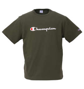 大きいサイズ メンズ Champion (チャンピオン) スクリプトロゴ半袖Tシャツ