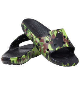 crocs サンダル(CLASSIC CROCS SPRAY CAMO SLIDE)