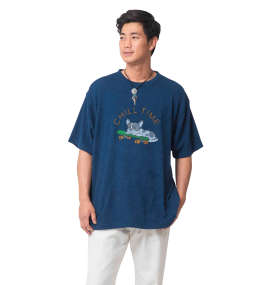 大きいサイズ メンズ kailua Bay (カイルアベイ) ナノテック加工パイル半袖Tシャツ
