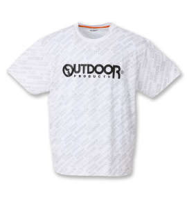 大きいサイズ メンズ OUTDOOR PRODUCTS (アウトドア プロダクツ) DRYメッシュ総柄半袖Tシャツ