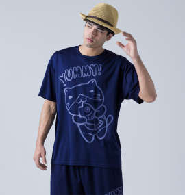 大きいサイズ メンズ NECOBUCHI-SAN (ネコブチサン) DRYハニカムメッシュ半袖Tシャツ