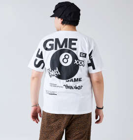 大きいサイズ メンズ b-one-soul (ビーワンソウル) ビッグロゴ半袖Tシャツ