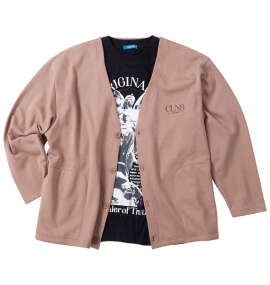 COLLINS&nbsp;裏起毛カーディガン+半袖Tシャツ