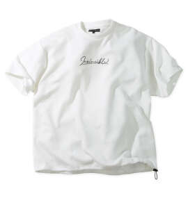 in the attic&nbsp;膨れジオメジャガード裾ドローコード半袖Tシャツ