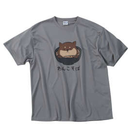 おもしろシリーズ&nbsp;ハニカムメッシュわんこそば半袖Tシャツ