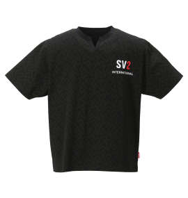 大きいサイズ メンズ SEVEN2 (セブンツー) スキッパー半袖Tシャツ