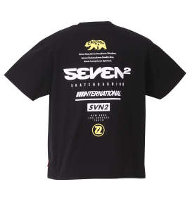大きいサイズ メンズ SEVEN2 (セブンツー) ストレッチポリエステル半袖Tシャツ