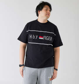 大きいサイズ メンズ H by FIGER (エイチバイフィガー) 天竺半袖Tシャツ