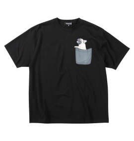 大きいサイズ メンズ RIMASTER VISION (リマスター ビジョン) 天竺トリックアート半袖Tシャツ