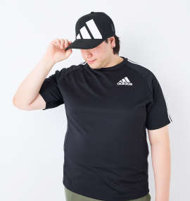 adidas ツイル×メッシュトラッカーキャップ