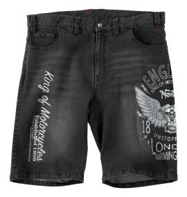 大きいサイズ メンズ Norton (ノートン) デニムハーフパンツ