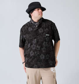 大きいサイズ メンズ NESTA BRAND (ネスタブランド) オープンカラー半袖シャツ