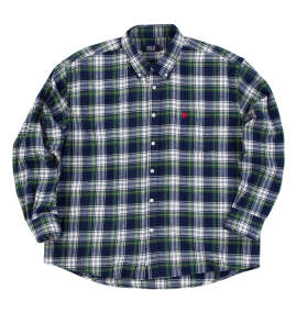 POLO BCS&nbsp;ネルチェック長袖B.Dシャツ