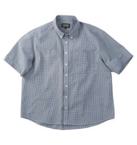 Mc.S.P&nbsp;吸汗速乾TCシアサッカーギンガムチェックB.D半袖シャツ