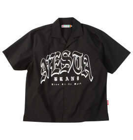 大きいサイズ メンズ NESTA BRAND (ネスタブランド) オープンカラー半袖シャツ