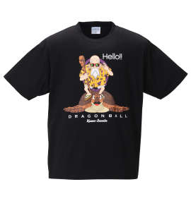 大きいサイズ メンズ DRAGONBALL (ドラゴンボール) カメ&亀仙人半袖Tシャツ