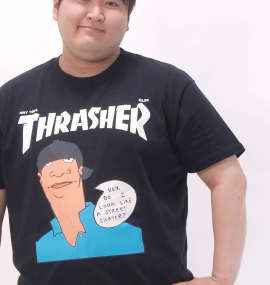 大きいサイズ メンズ THRASHER (スラッシャー) 半袖Tシャツ