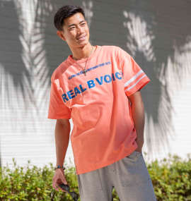 大きいサイズ メンズ RealBvoice (リアルビーボイス) WATERMAN SPIRT TYPE B半袖Tシャツ