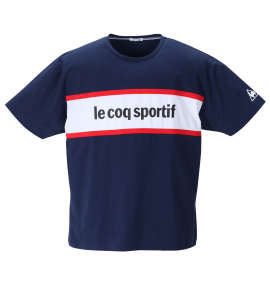 大きいサイズ メンズ LE COQ SPORTIF (ルコックスポルティフ) ストレッチファイバー半袖Tシャツ