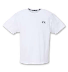 大きいサイズ メンズ SY32 by SWEET YEARS (エスワイサーティトゥバイスィートイヤーズ) NEWロゴバックプリント半袖Tシャツ