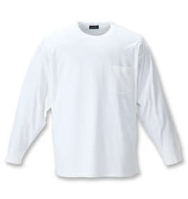 EL.FO ポケット付クルーネック長袖Tシャツ