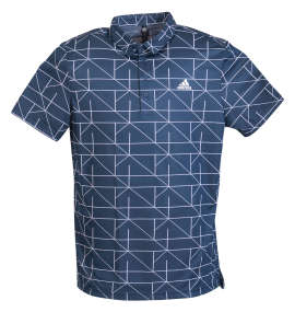 大きいサイズ メンズ adidas golf (アディダスゴルフ) グラフィックジャガード半袖シャツ