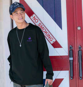 LE COQ SPORTIF ヘランカハイゲージニット長袖Tシャツ