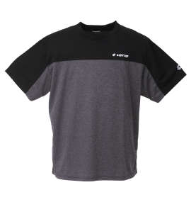 大きいサイズ メンズ LOTTO (ロット) 杢DRYメッシュ半袖Tシャツ