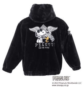 FLAGSTAFF×PEANUTS スヌーピーコラボフェイクファージャケット