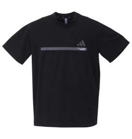 adidas golf ビッグアディダスロゴ半袖モックネックシャツ