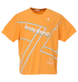 大きいサイズ メンズ LE COQ SPORTIF (ルコックスポルティフ) 杢スムースグラフィックプラクティス半袖Tシャツ