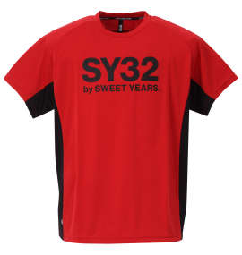 大きいサイズ メンズ SY32 by SWEET YEARS (エスワイサーティトゥバイスィートイヤーズ) アスレチックプラクティス半袖Tシャツ