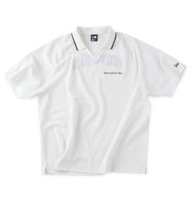 大きいサイズ メンズ NEW ERA®GOLF (ニューエラ®ゴルフ) スキッパーシアサッカー半袖ポロシャツ
