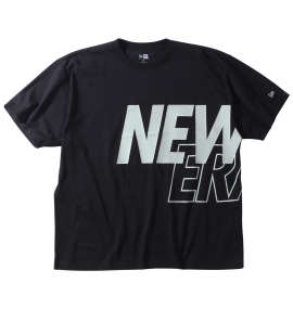 大きいサイズ メンズ NEW ERA (ニューエラ) オーバーラップロゴ半袖Tシャツ
