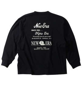 大きいサイズ メンズ NEW ERA (ニューエラ) アーカイブロゴ長袖Tシャツ