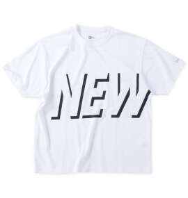 大きいサイズ メンズ NEW ERA (ニューエラ) シャドーロゴ半袖Tシャツ