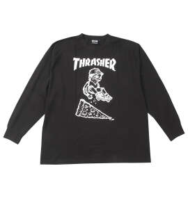 THRASHER PIZZA長袖Tシャツ