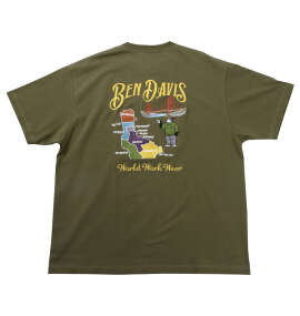 BEN DAVIS スーベニア刺繍半袖Tシャツ