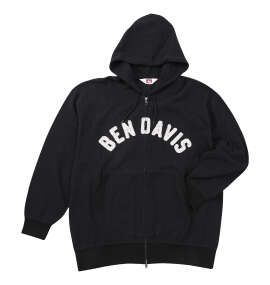6L ブラック パーカー・トレーナー BEN DAVIS ベン デイビス 大きいサイズのメンズ服通販