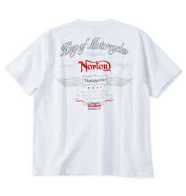大きいサイズ メンズ Norton (ノートン) 天竺半袖Tシャツ