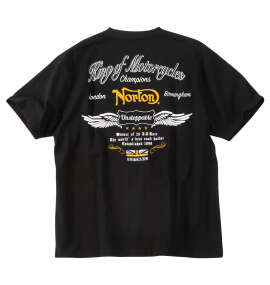 大きいサイズ メンズ Norton (ノートン) 天竺半袖Tシャツ