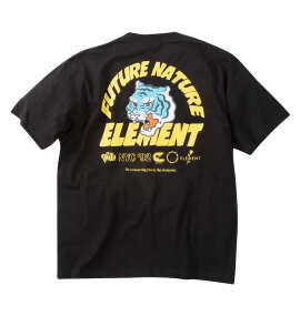 大きいサイズ メンズ ELEMENT (エレメント) TIGER半袖Tシャツ