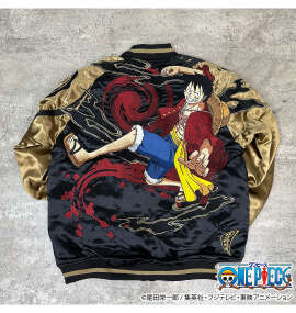 絡繰魂×ONE PIECE ルフィ×レイリー リバーシブルスカジャン