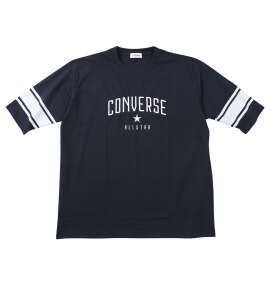 CONVERSE&nbsp;五分袖フットボールTシャツ