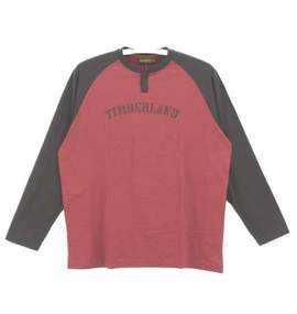 大きいサイズ メンズ Timberland (ティンバーランド) ヘンリーTシャツ