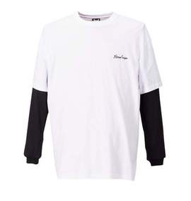 大きいサイズ メンズ SOUL (ソウルスポーツ) フェイクレイヤードTシャツ